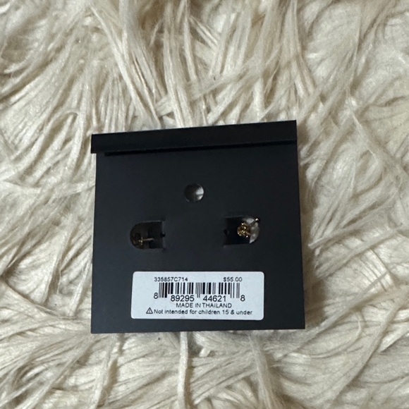 Coach Gold and Rhinestone Bow Earrings - Picture 2 of 3